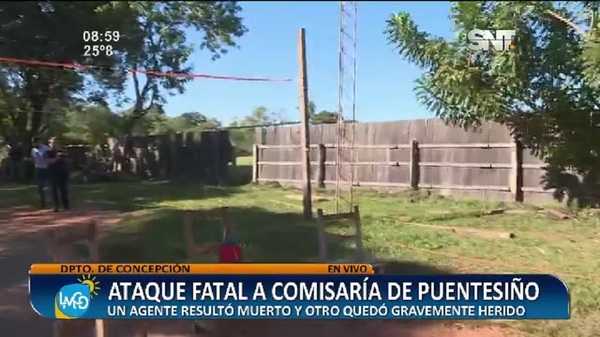 Comisaría de Puentesiño: Recorremos el sitio donde se realizó el ataque - SNT