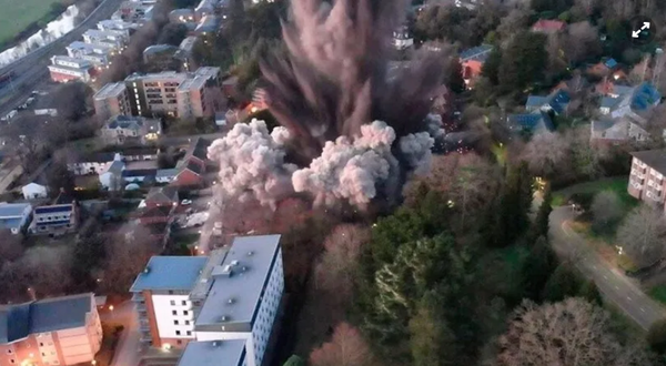 Detonan una bomba de la Segunda Guerra Mundial en el sur de Londres