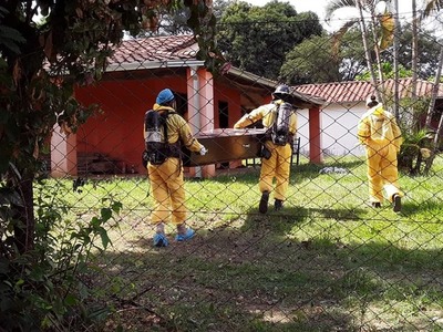 Bomberos intervinieron en un levantamiento de cadáver en Coronel Oviedo