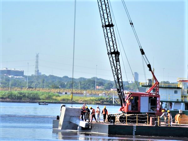 Puente Héroes del Chaco: marchan preparativos para iniciar trabajos en el río Paraguay | .::Agencia IP::.