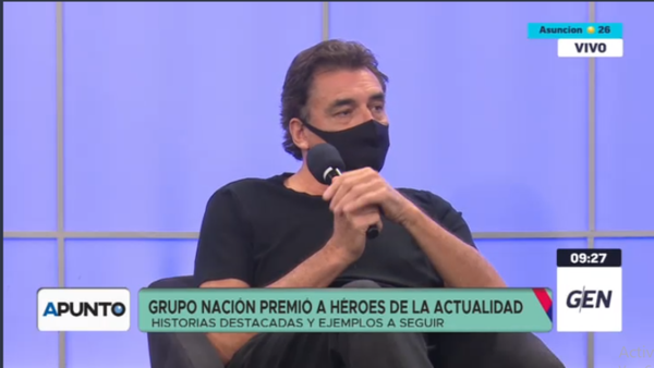 Diario HOY | Ex tenista Víctor Pecci, ganador en la categoría "Héroe Insignia" de los premios Héroes de GEN