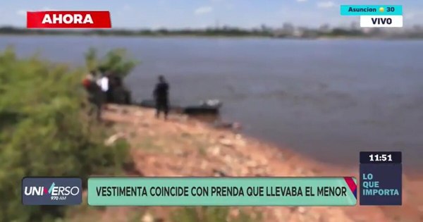 La Nación / Niño desaparecido en Limpio fue hallado flotando sin vida en el río Paraguay