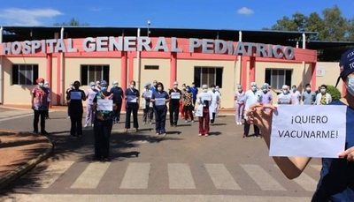 Diario HOY | "¡Quiero vacunarme!": desesperado pedido del personal de salud del Hospital Acosta Ñu