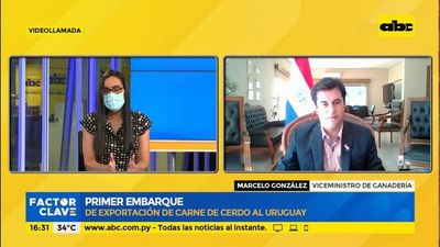 Primer embarque de exportación de carne de cerdo al Uruguay - Factor Clave - ABC Color