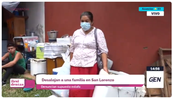 Diario HOY | Una mujer fue desalojada de su vivienda tras ser estafada por sus propios patrones
