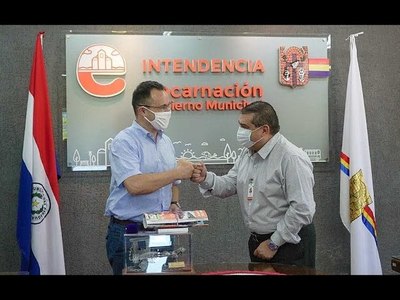 EMBAJADOR DE FRANCIA SE REUNIÓ CON EL INTENDENTE DE ENCARNACIÓN