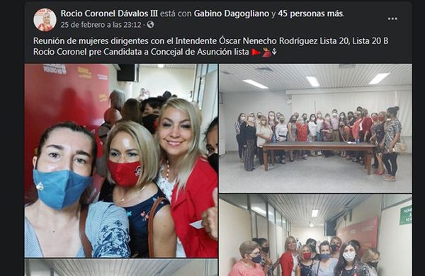 Nenecho usa como PC la Comuna y hace en ella reuniones proselitistas - Nacionales - ABC Color