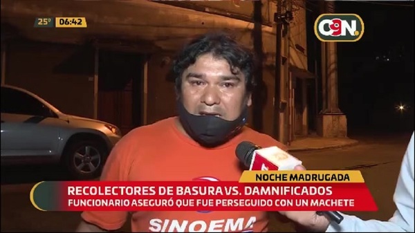 Asunción: Recolectores de basura vs. Damnificados - C9N
