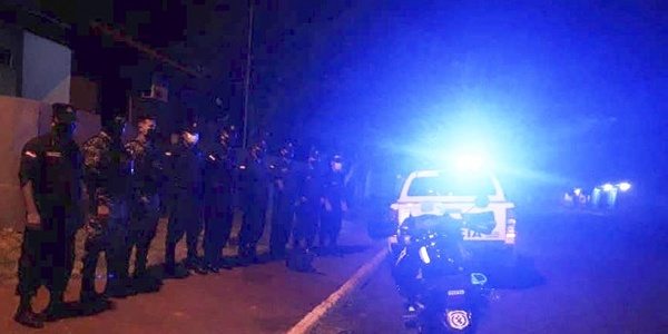 POLICÍA REALIZA IMPORTANTE OPERATIVO EN COMBATE DE LA INSEGURIDAD EN ITÁ PASO