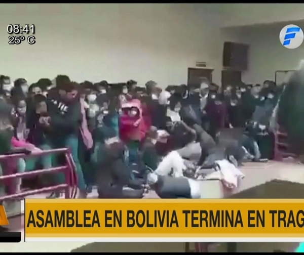 Asamblea estudiantil termina en tragedia en Bolivia