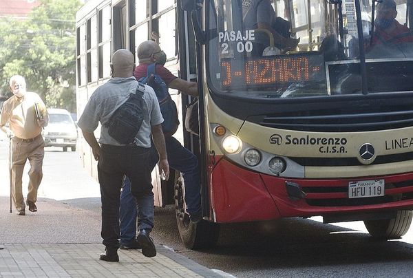 Sin definiciones sobre suba del pasaje - Nacionales - ABC Color