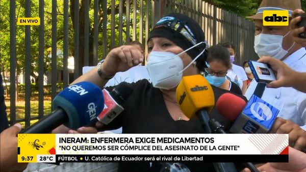 “No queremos ser cómplices del asesinato de la gente”, dicen enfermeras - A la gran 730 - ABC Color