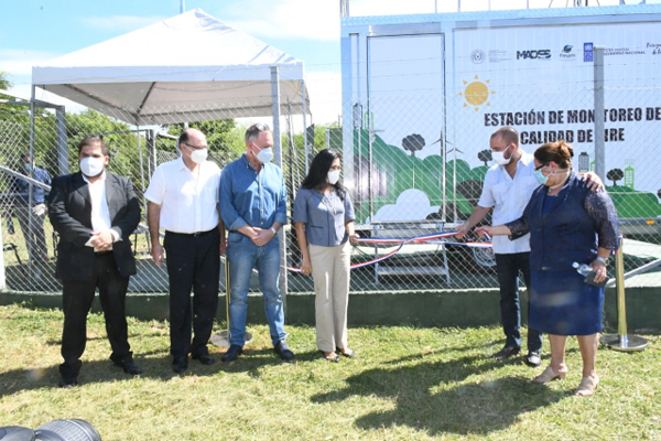 Mades inauguró la primera estación de monitoreo de calidad del aire del Paraguay | .::Agencia IP::.