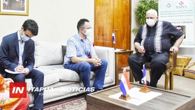 GRATA VISITA DEL EMBAJADOR FRANCÉS, AL GOBERNADOR DE ITAPÚA.