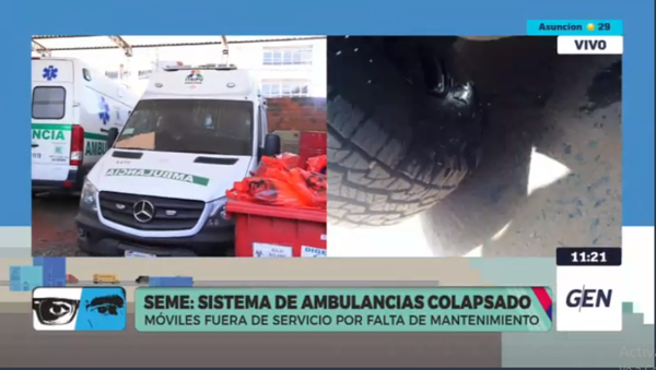 Diario HOY | Móviles de SEME fuera de servicio por problemas mecánicos y falta de mantenimiento