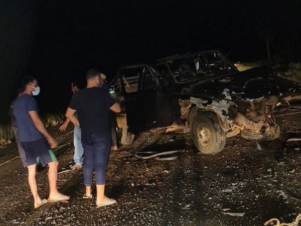 Un hombre queda herido tras un triple choque en Yby Yaú