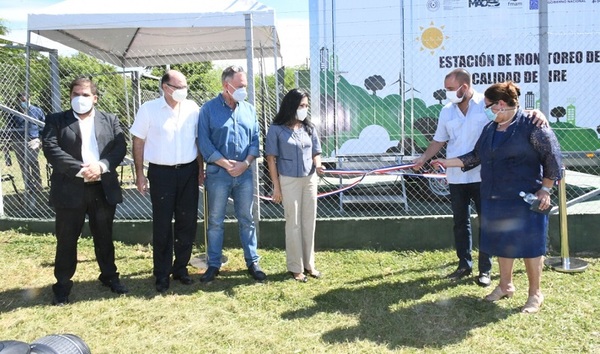 Inauguran primera estación de monitoreo de calidad del aire del Paraguay