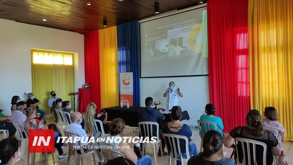 EN DR. VICTOR VILLA LLEGÓ A ENCARNACIÓN DEFENDIENDO EL USO DE IVERMECTINA.