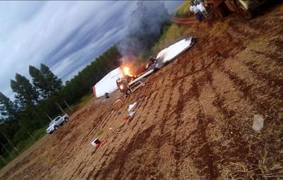 Accidente aéreo en Naranjal deja dos fallecidos