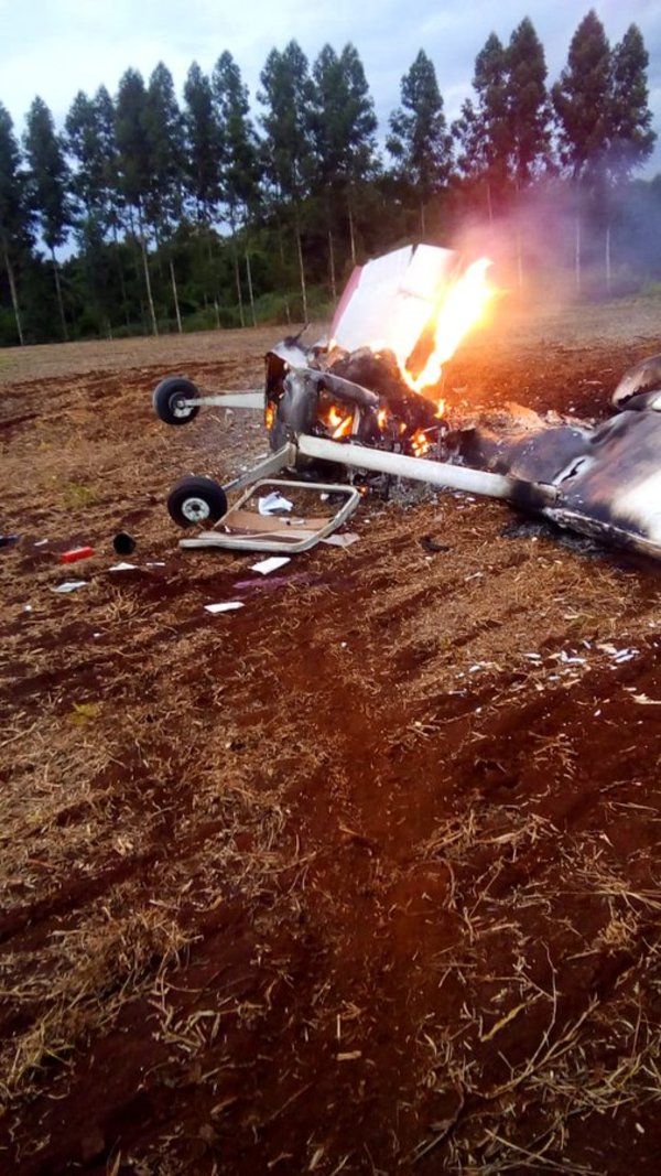 Reportan caída de avioneta en Alto Paraná con derivación fatal