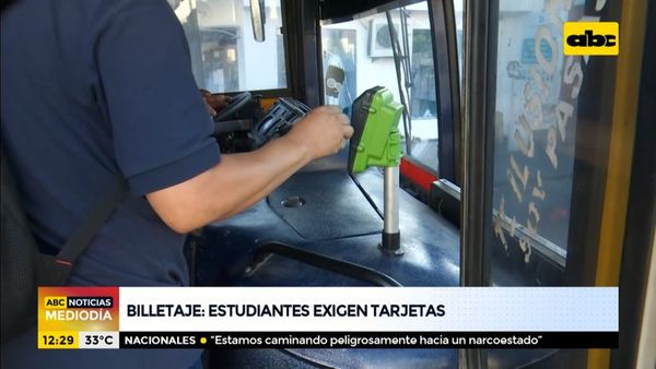 Temimbo’e orekova’erã carnet estudiantil opaga haguä medio pasaje en efectivo, omyesakã hikuái - ABC Remiandu - ABC Color