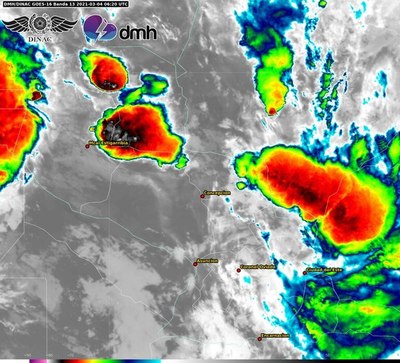 Lluvias y tormentas persistirán durante este jueves - Nacionales - ABC Color