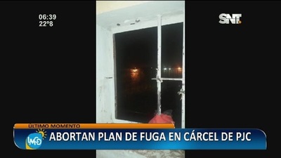 Cárcel de PJC: Abortan plan de fuga - SNT