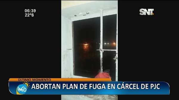 Cárcel de PJC: Abortan plan de fuga - SNT