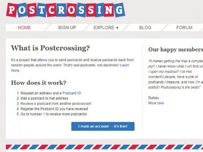 Postcrossing, la red social donde se escribe a mano