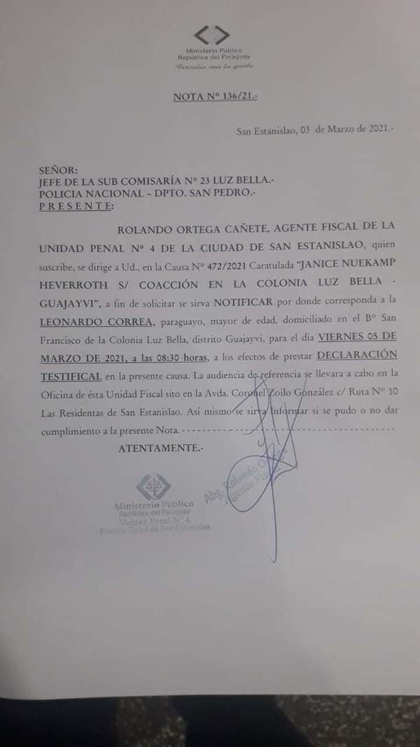 Citan a declarar a empleado de estancia en donde supuestamente se prohibió hablar en guaraní