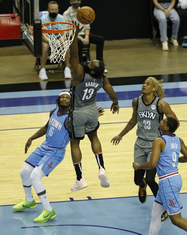 Nets ganan a Rockets en brillante regreso de Harden - Básquetbol - ABC Color