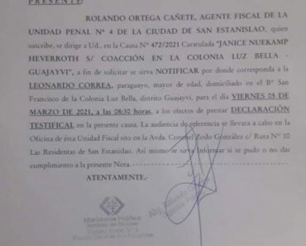 Citan a declarar a empleado de estancia en donde supuestamente se prohibió hablar en guaraní