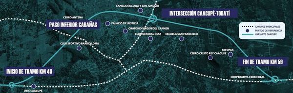 APP de ruta PY02: MOPC ordenó el inicio de las obras de la circunvalación de Caacupé - Nacionales - ABC Color