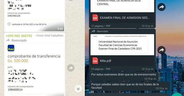 La Nación / Denuncian supuesta venta de exámenes de ingreso a Economía - UNA