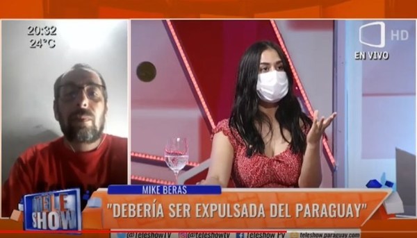 Fabi Martínez le dio clases de guaraní, portugués y español a Mike Beras - Teleshow