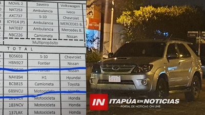 ENCARNACIÓN: PEDIRÁN INFORME POR SUPUESTO USO IRREGULAR DE VEHÍCULO MUNICIPAL