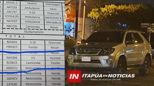 ENCARNACIÓN: PEDIRÁN INFORME POR SUPUESTO USO IRREGULAR DE VEHÍCULO MUNICIPAL
