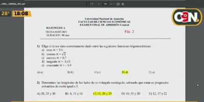 Economía UNA: Sumario por supuesta venta de exámenes - C9N