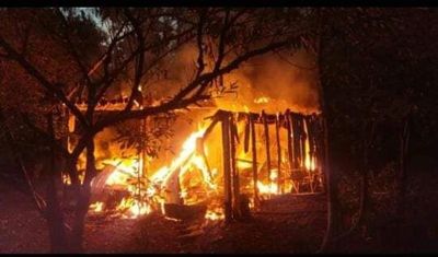 MUJER MUERE CALCINADA EN UN INCENDIO EN BARRERO GUAZU