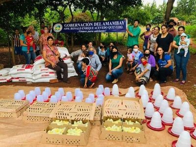 Gobernación sigue desarrollando la avicultura entre pequeñas fincas familiares