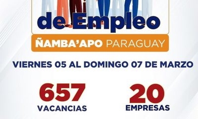 Lanzan feria virtual con 657 vacancias laborales