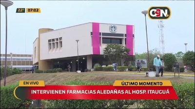 Fiscalizan farmacias aledañas al Hospital de Itauguá tras denuncia de venta de medicamentos sin factura legal - C9N