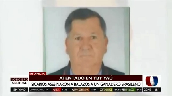 Sicarios ultiman a balazos a ganadero brasileño en Yby Yaú
