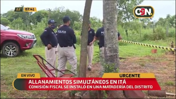 Caso Dahiana Espinoza: Excavan terreno de matadería en Itá - C9N