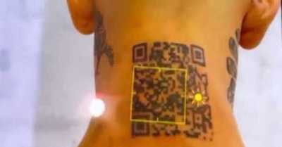 Influencer se tatuó un código QR para abrir su cuenta de Instagram pero no le funcionó - SNT