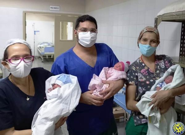 Nacen trillizos en el Hospital de Luque •