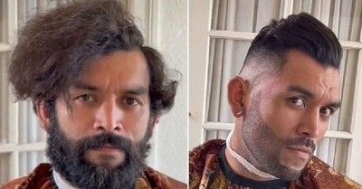 Peluquero decide hacer un buen gesto y transforma a un indigente en un “supermodelo” - C9N