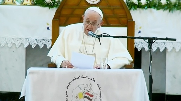 Papa Francisco visita la catedral de Bagdad que fue blanco de un atentado | OnLivePy