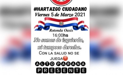 Convocan a manifestación por posible ampliación de restricción horaria