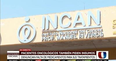Pacientes oncológicos también claman por medicamentos